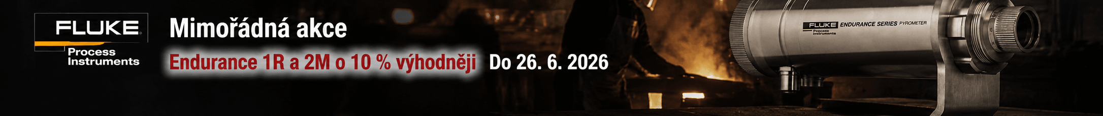 Mimořádná akce na pyrometry Endurance: do 26. 6. 2026 o 10 % výhodněji