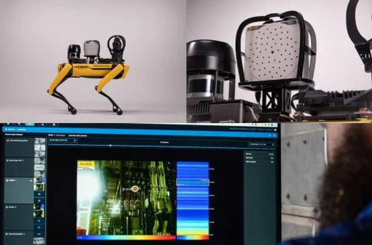 Integrace akustickéhé zobrazování SV600 a robota Spot