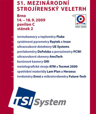 LetákTSI System Mezinárodní strojírenský veletrh 2009