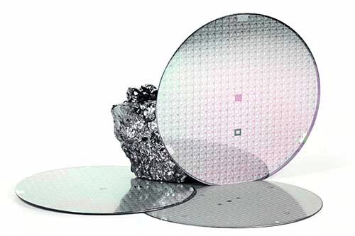 Růst polysilikonu a výroba křemíkového waferu v polovodičovém průmyslu
